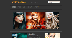 Desktop Screenshot of carola-hair.de